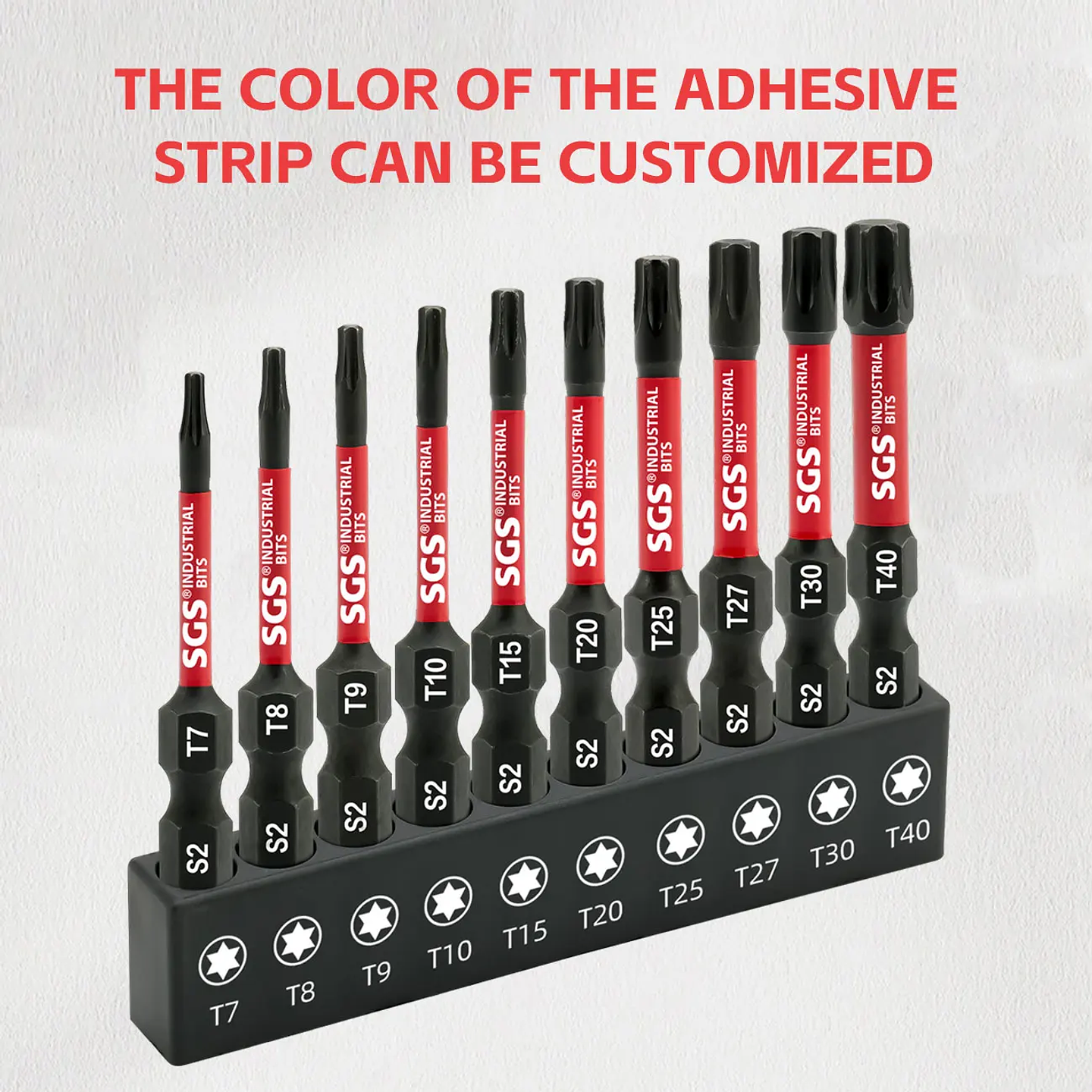 10-Piece Strong Magnetic Anti-Slip Torx Screwdriver Bit Set 6