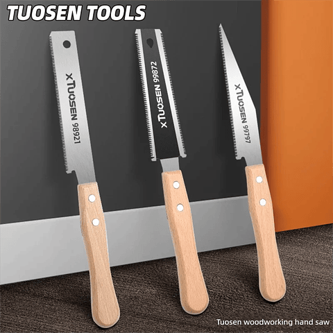 6-Inch Double-Sided Hand Saw for Precision Flush Cutting