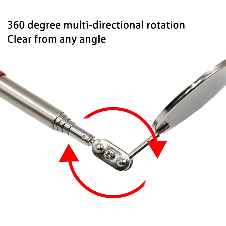 50mm Telescopic Bottom Inspection Mirror with 360° Rotation 7