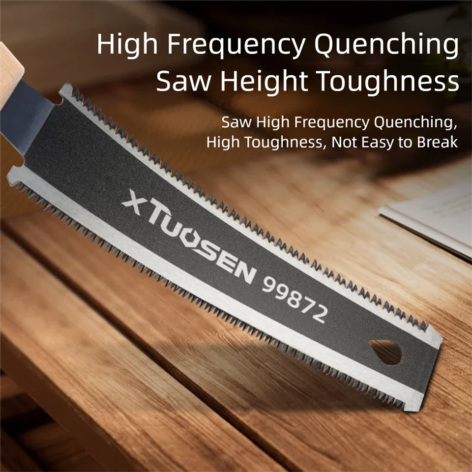 6-Inch Double-Sided Hand Saw for Precision Flush Cutting 3