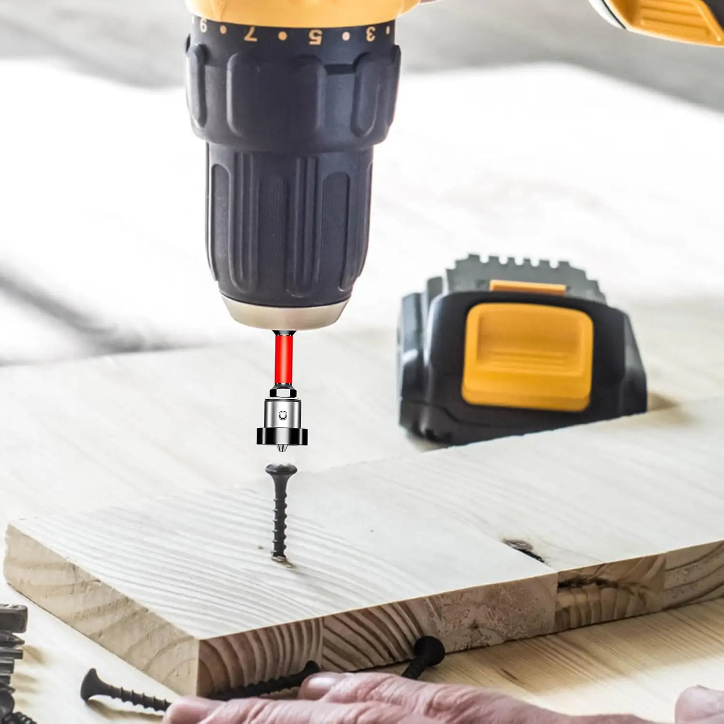 Magnetic Positioning Screwdriver Bits for Drywall & Plasterboard 6