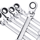 72-Tooth Flexible Head Ratchet Wrench | Professional Mirror Finish Spanner - thumbnail 1