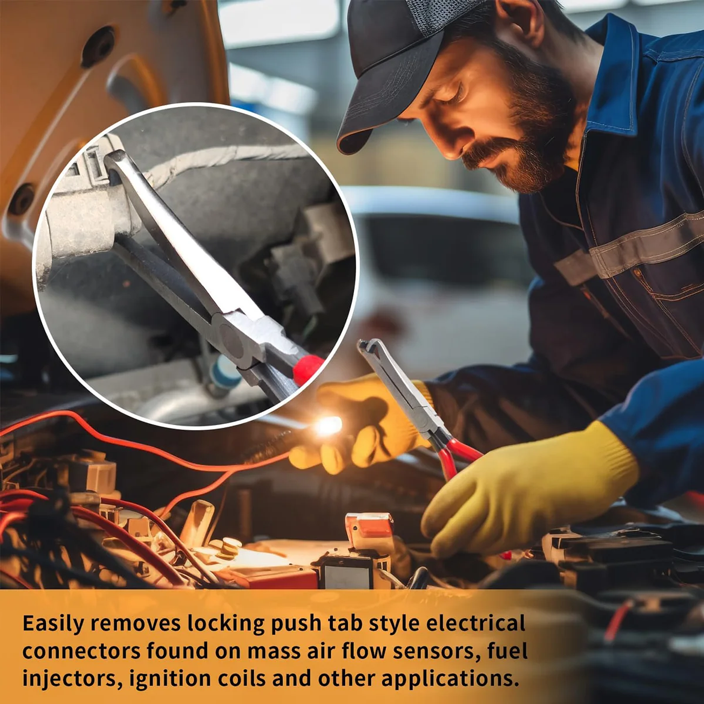 Multifunction Automotive Electrical Disconnect & Connector Pliers 6