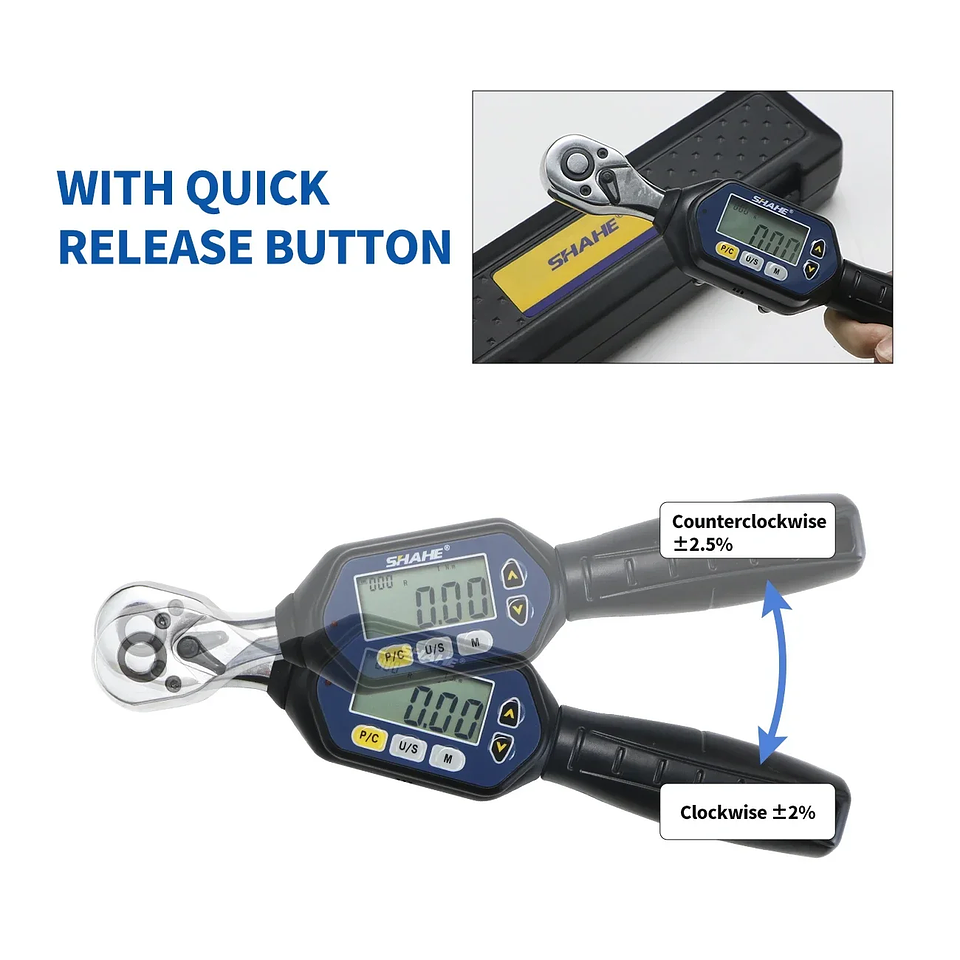 Shahe Mini Digital Torque Wrench | 1/4