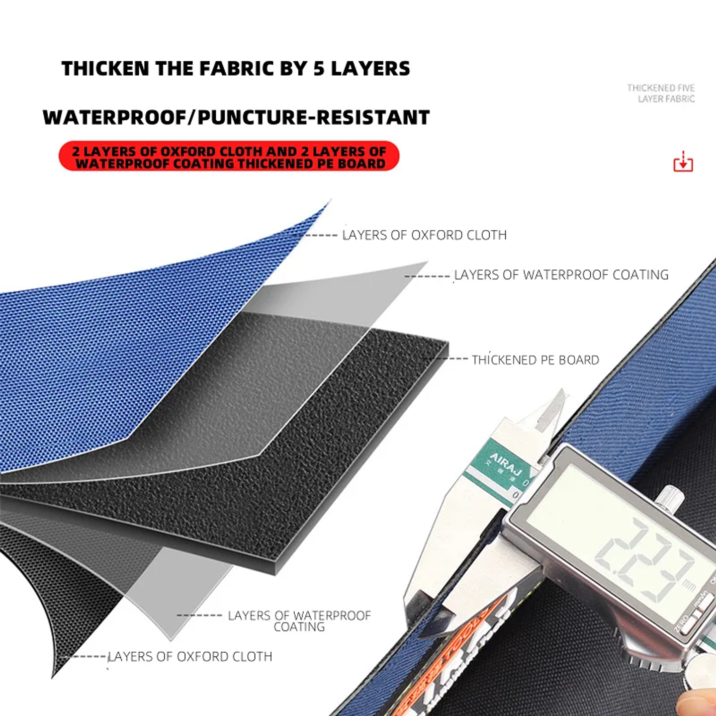 Professional Heavy Duty Electrician Tool Bag & Organizer 5