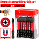 10/20-Piece Strong Magnetic Impact-Resistant PZ2 Screwdriver Bit Set - thumbnail 1