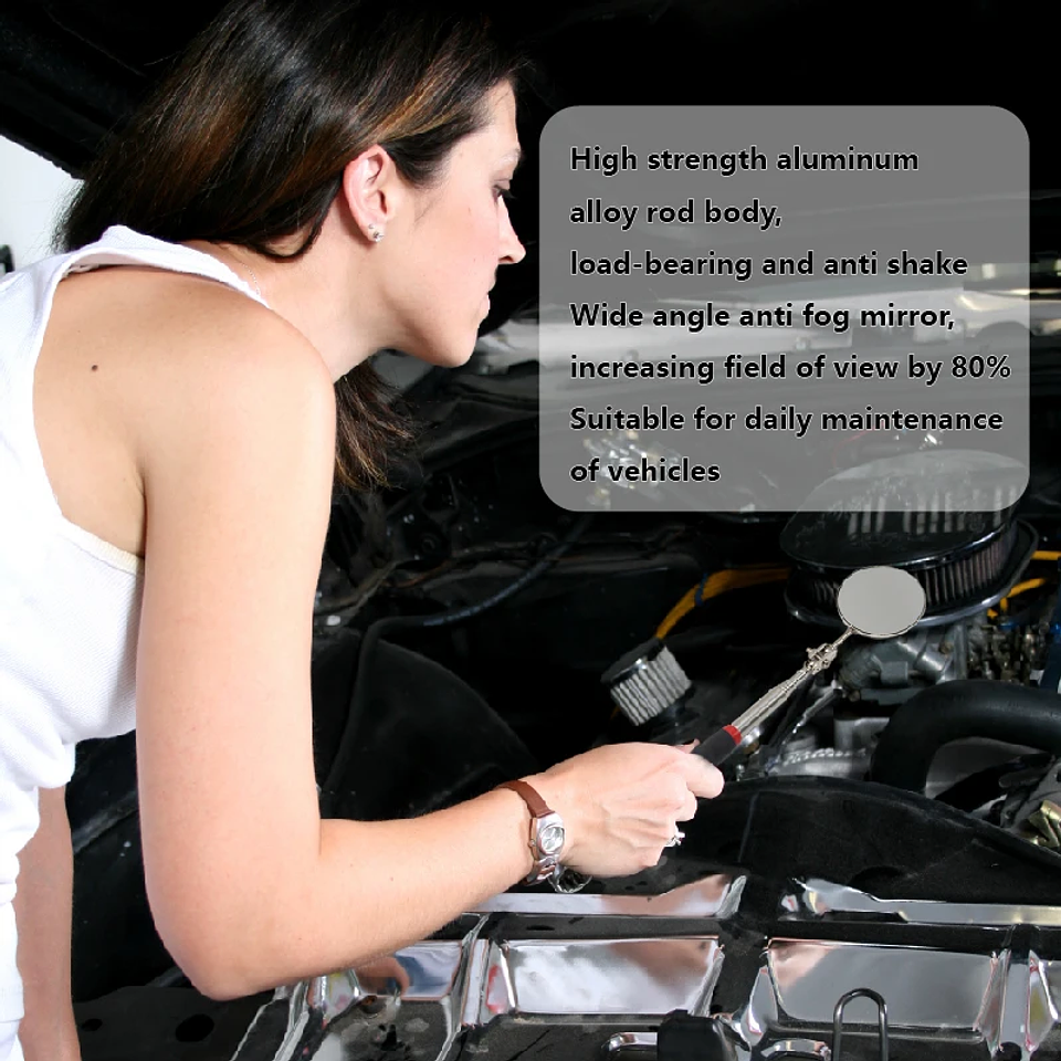 50mm Telescopic Bottom Inspection Mirror with 360° Rotation 8