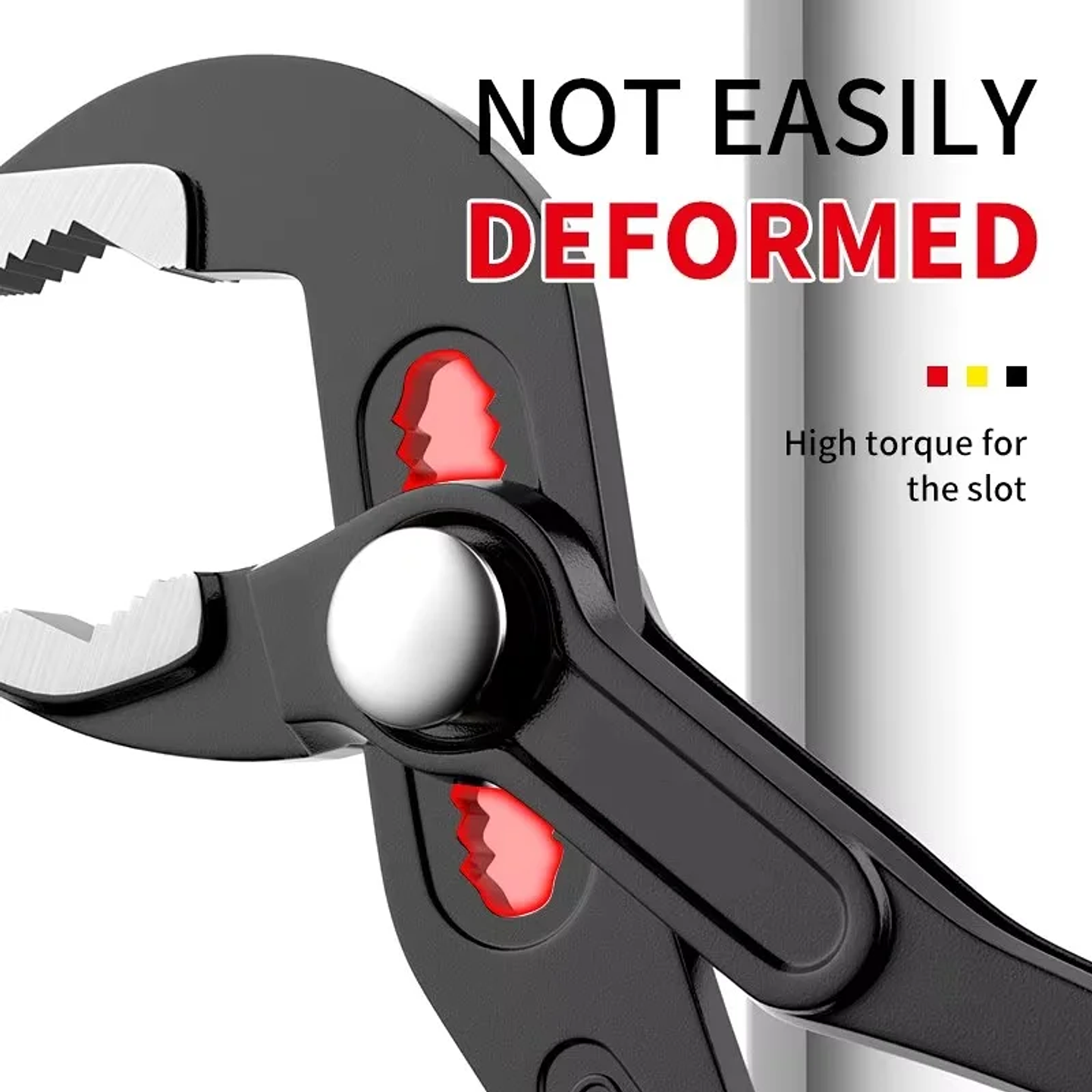 Quick-Release Water Pump Pliers | Adjustable V-Jaw Plumbing Wrench 2