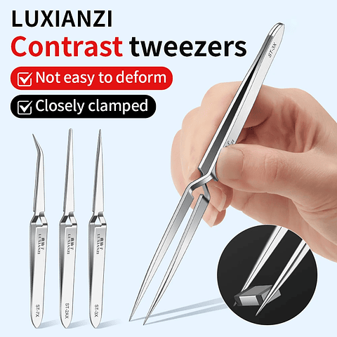 Stainless Steel Reverse Tweezers | Anti-Static Precision Forceps
