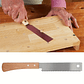 12 Inch Small Hand Saw | Flush Cut Woodworking Pull Saw with Wooden Handle - thumbnail 1
