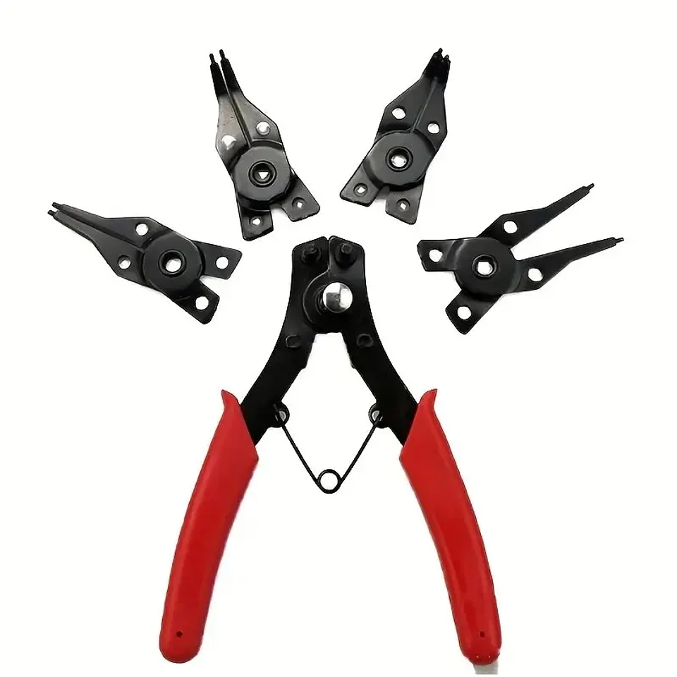 4-In-1 Interchangeable Circlip Pliers Set | Professional Snap Ring Tool 1