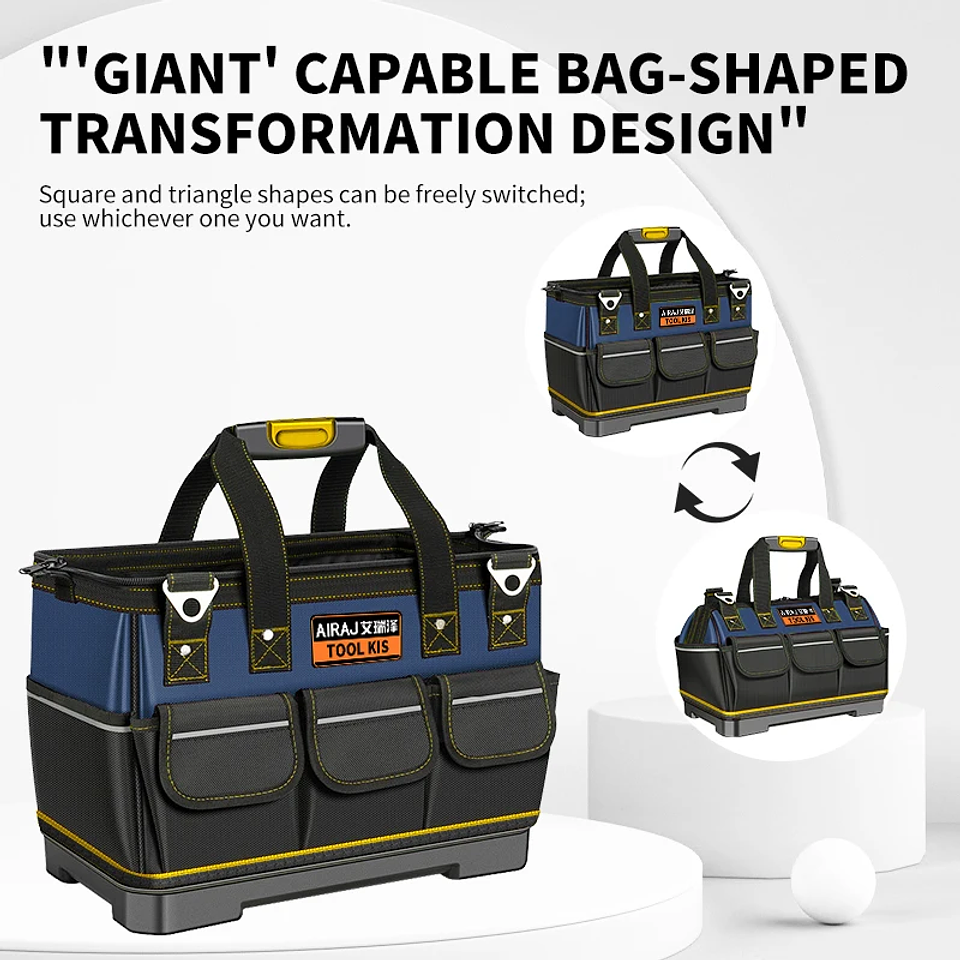 High Capacity 1680D Oxford Waterproof Electrician Tool Bag 3