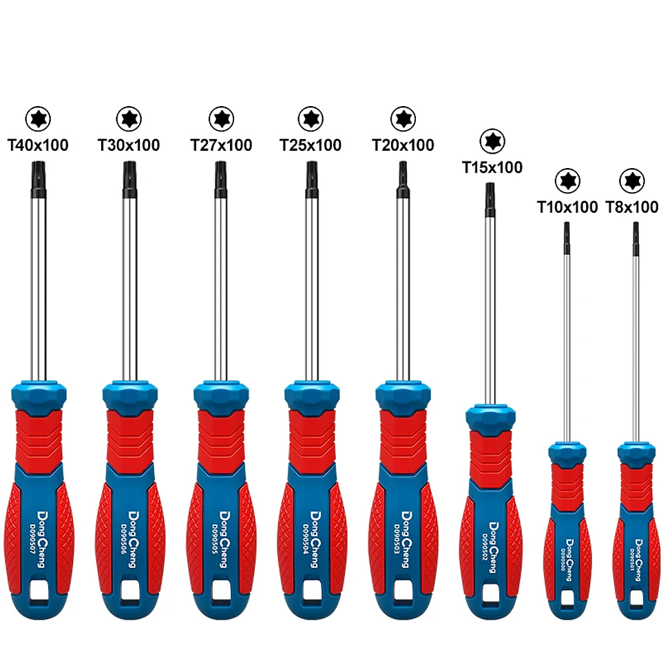 8-Piece Magnetic Torx Screwdriver Set with Anti-Rust CR-V Shank 3