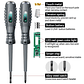 2-Piece Insulated Electrician Screwdriver & 12-220V Voltage Tester Set - thumbnail 6