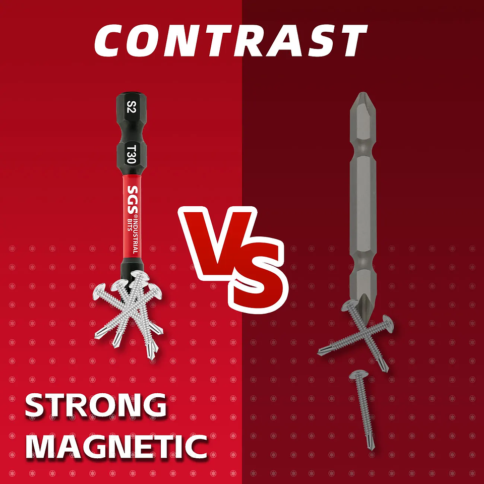 10-Piece Strong Magnetic Anti-Slip Torx Screwdriver Bit Set 10