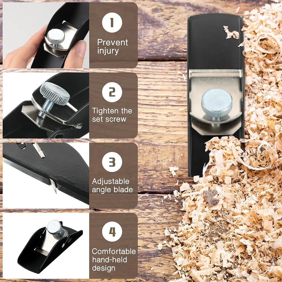 Mini Wood Trimming Hand Planer | Precision Woodworking & Chamfering Tool 5