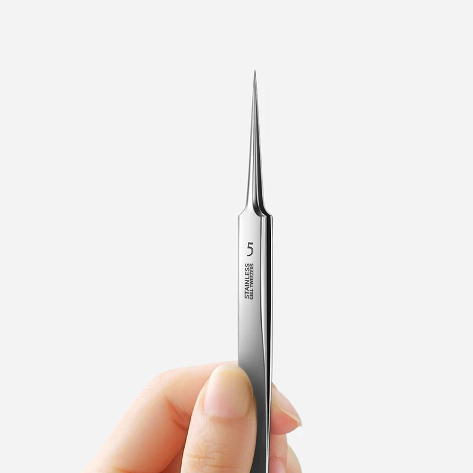 German Ultra-Fine No. 5 Cell Pimples & Blackhead Tweezers 2