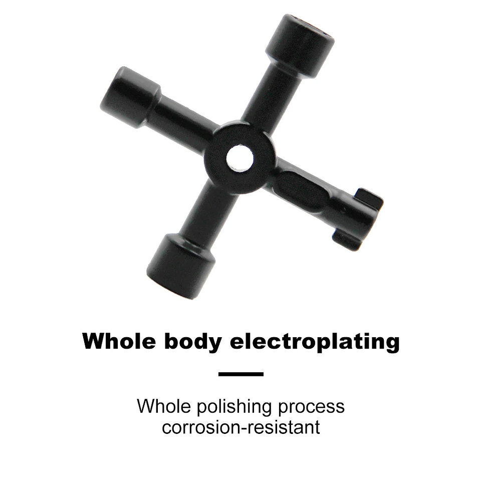 4-in-1 Universal Utility Key Wrench | Multifunctional Cabinet & Valve Tool 5