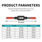 Adjustable Tap Wrench Handle | M1 to M27 Metric Sizes - thumbnail 3