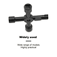 4-in-1 Universal Utility Key Wrench | Multifunctional Cabinet & Valve Tool - thumbnail 6