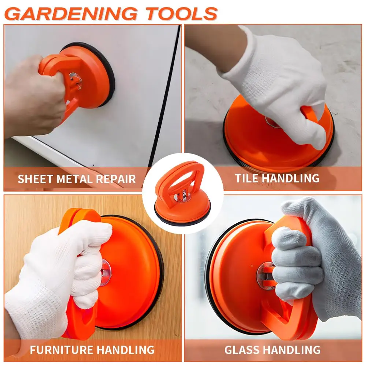 2-Piece Car Dent Puller Suction Cup Repair Tool Set 5