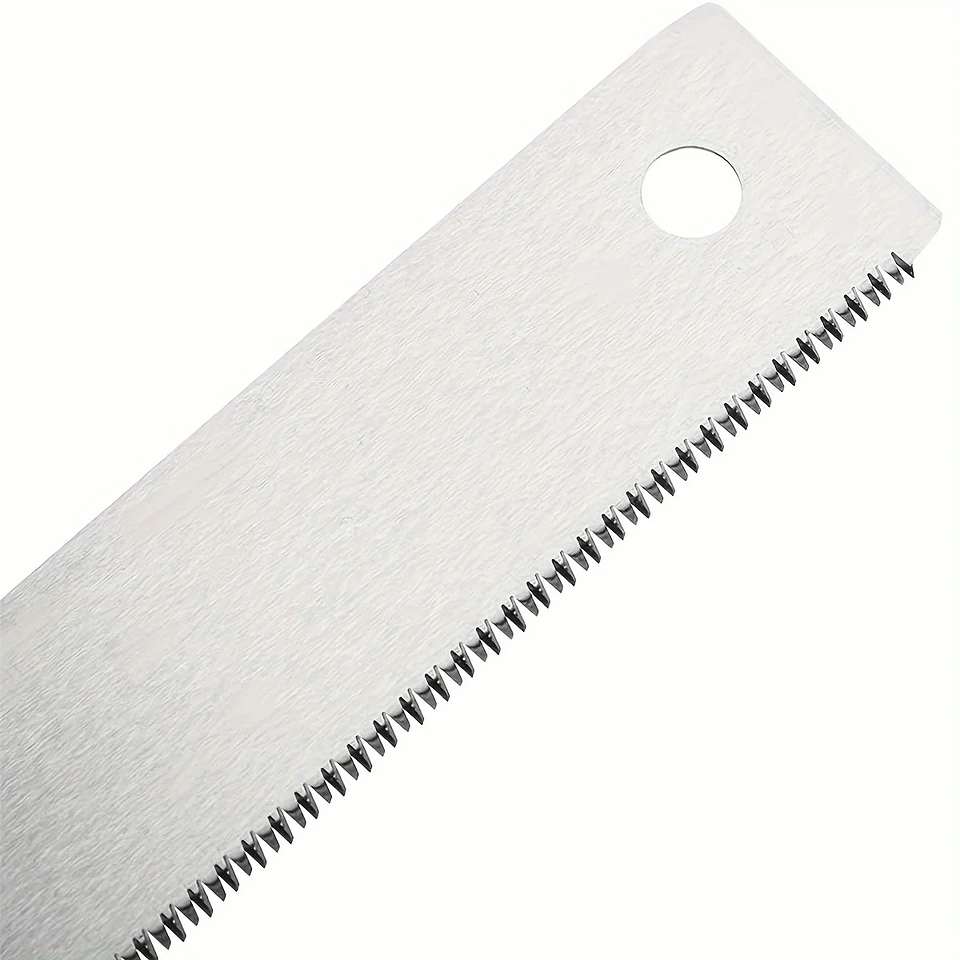 12 Inch Small Hand Saw | Flush Cut Woodworking Pull Saw with Wooden Handle 7