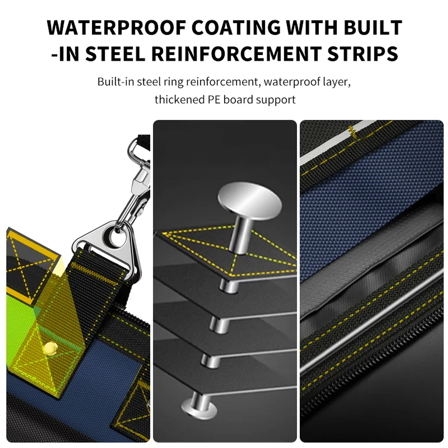 High Capacity 1680D Oxford Waterproof Electrician Tool Bag 5