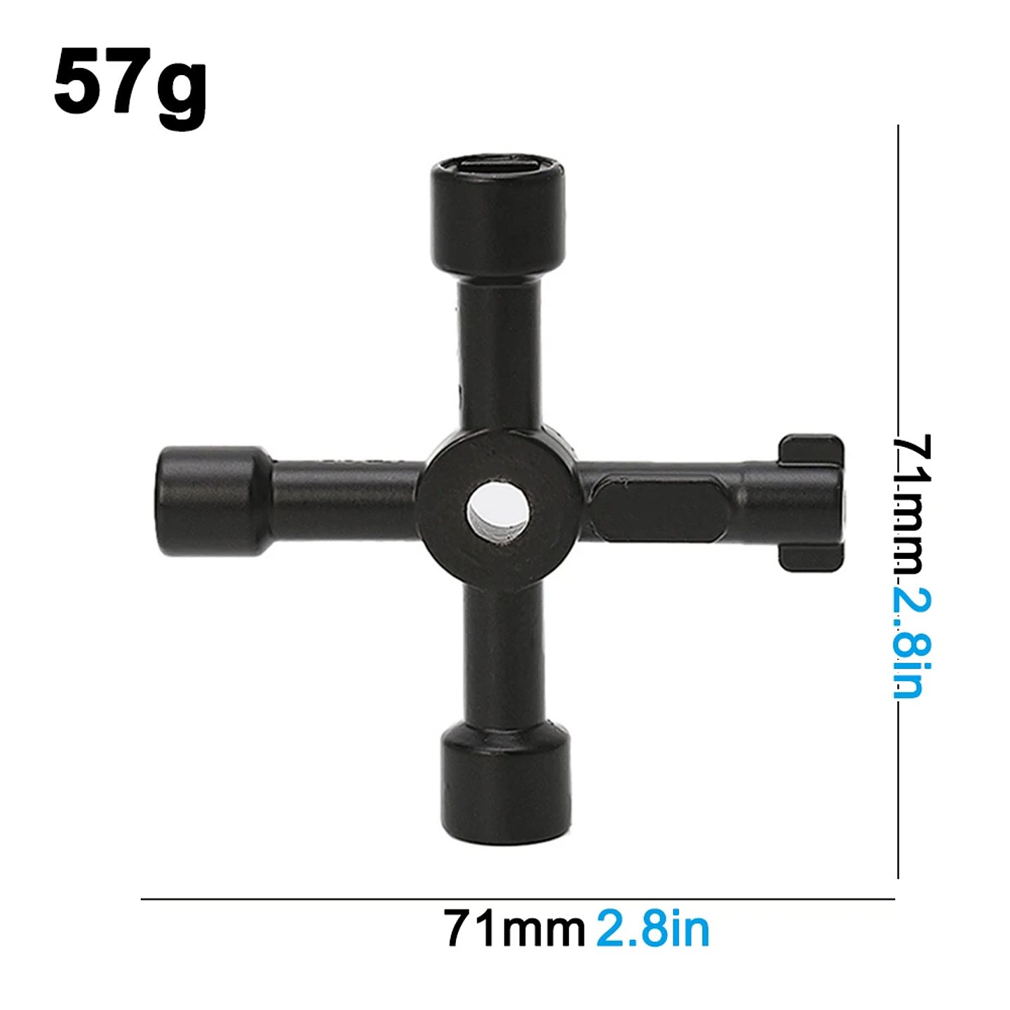 4-in-1 Universal Utility Key Wrench | Multifunctional Cabinet & Valve Tool 7