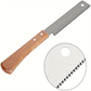 12 Inch Small Hand Saw | Flush Cut Woodworking Pull Saw with Wooden Handle - thumbnail 8
