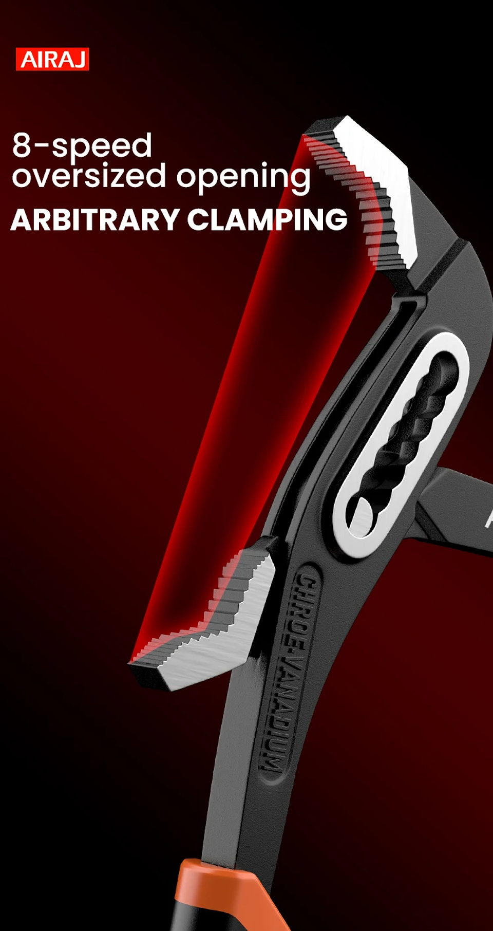 Industrial Grade Quick-Release Water Pump Pliers | 8