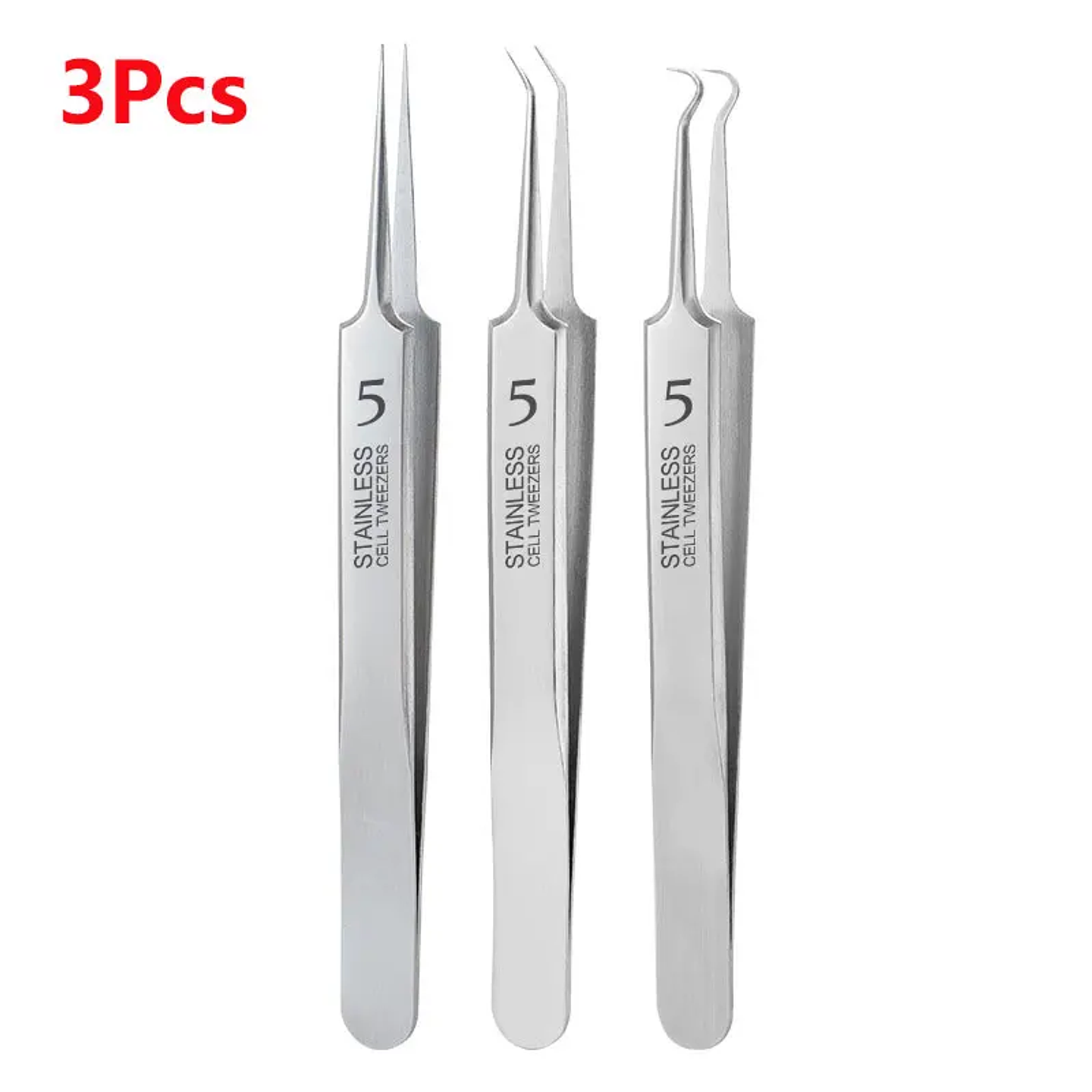 German Ultra-Fine No. 5 Cell Pimples & Blackhead Tweezers 8