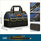 High Capacity 1680D Oxford Waterproof Electrician Tool Bag - thumbnail 8