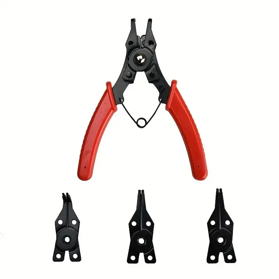 4-In-1 Interchangeable Circlip Pliers Set | Professional Snap Ring Tool 5