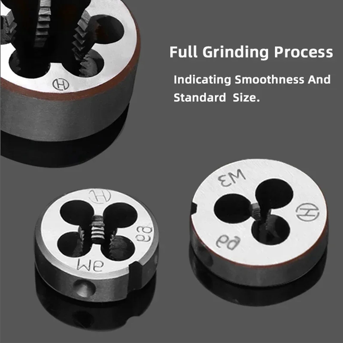 ExactBit Right Hand Metric Thread Die | High-Strength M1-M16 Metal Thread Tool 3