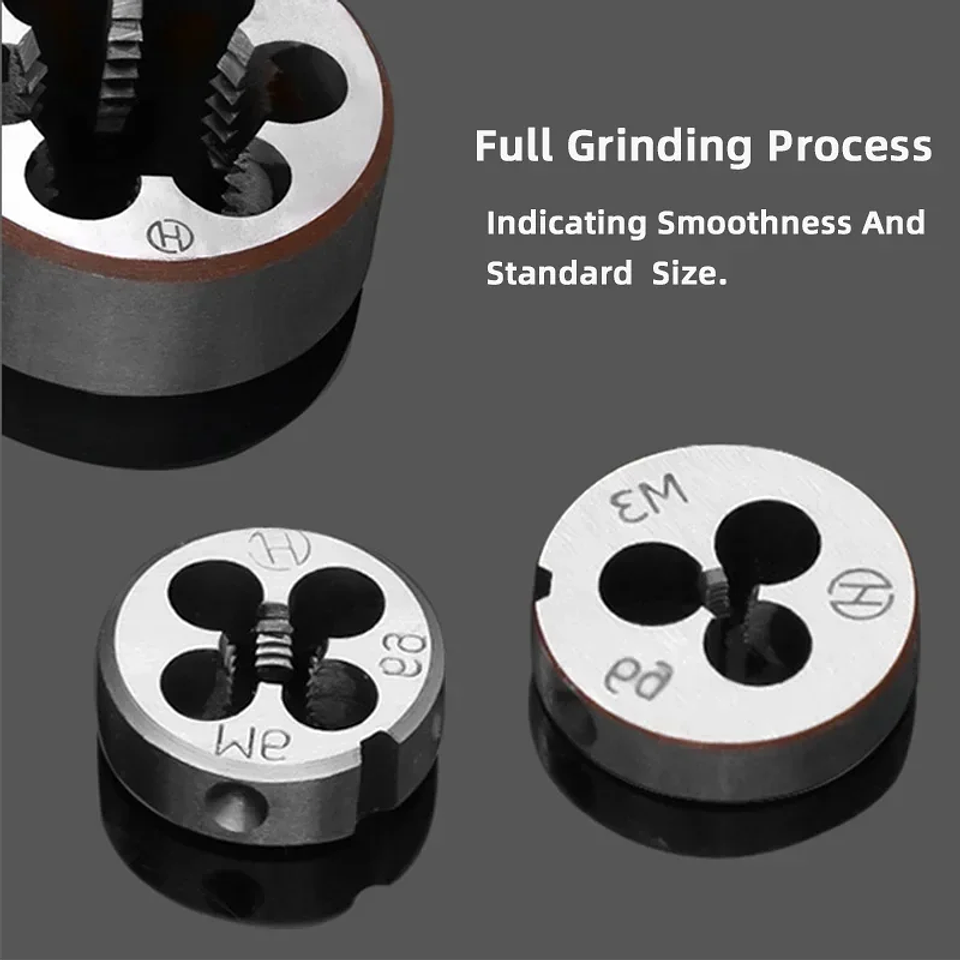 ExactBit Right Hand Metric Thread Die | High-Strength M1-M16 Metal Thread Tool 3