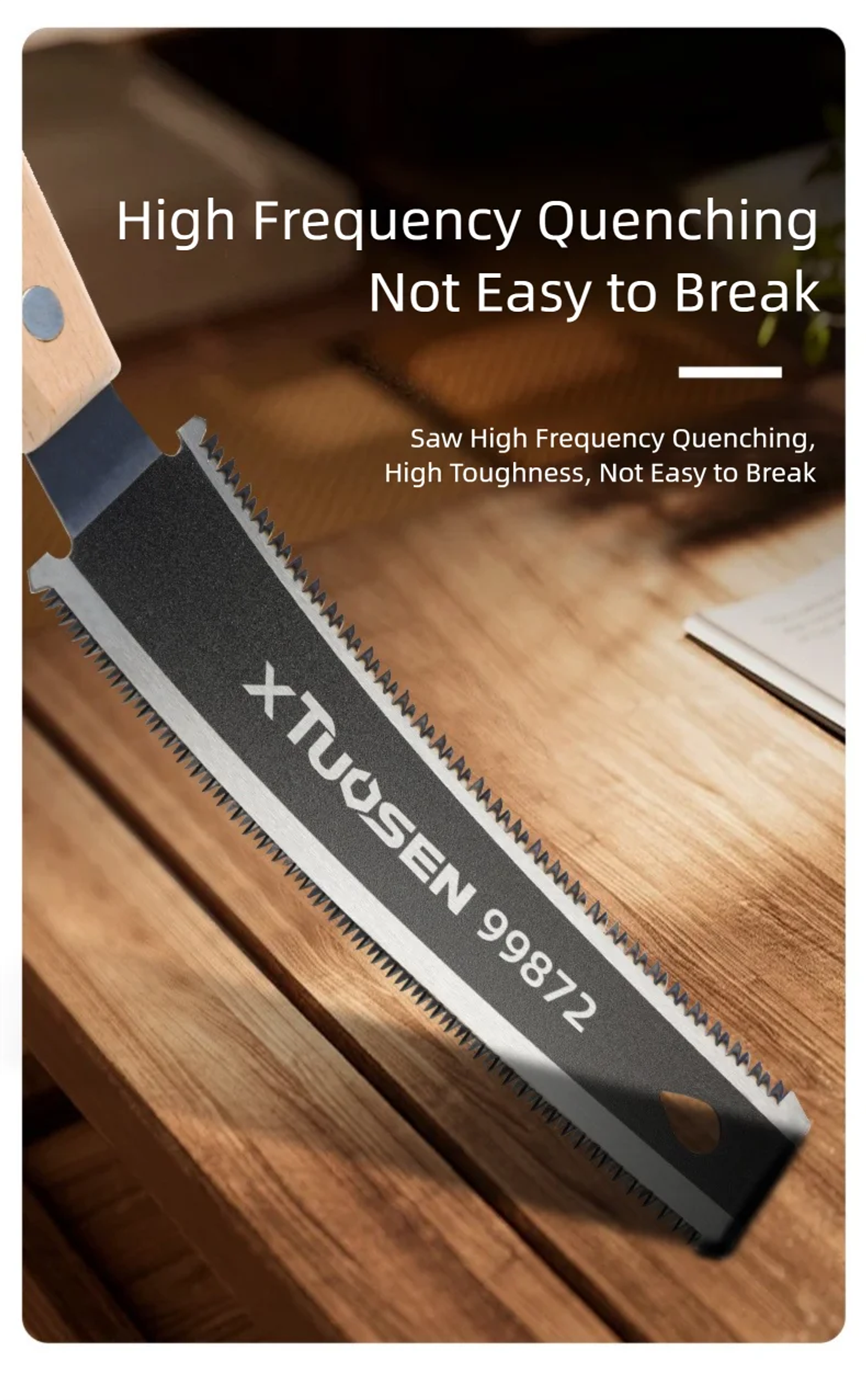 6-Inch Double-Sided Hand Saw for Precision Flush Cutting 12