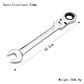 72-Tooth Flexible Head Ratchet Wrench | Professional Mirror Finish Spanner - thumbnail 7
