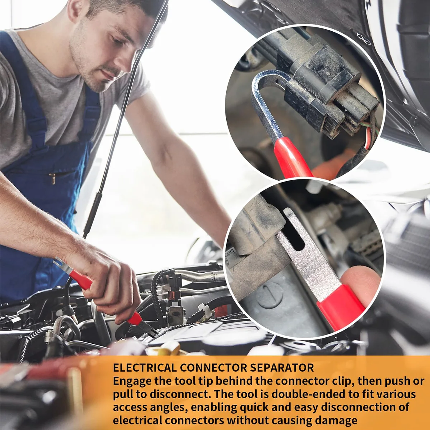 Multifunction Automotive Electrical Disconnect & Connector Pliers 13