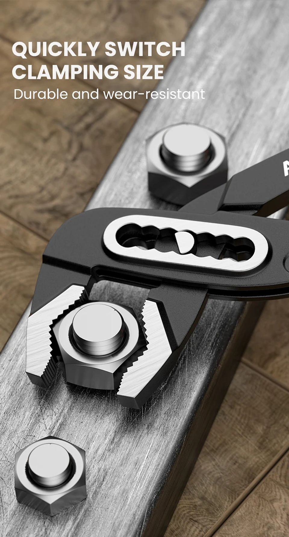 Industrial Grade Quick-Release Water Pump Pliers | 8