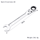 72-Tooth Flexible Head Ratchet Wrench | Professional Mirror Finish Spanner - thumbnail 8