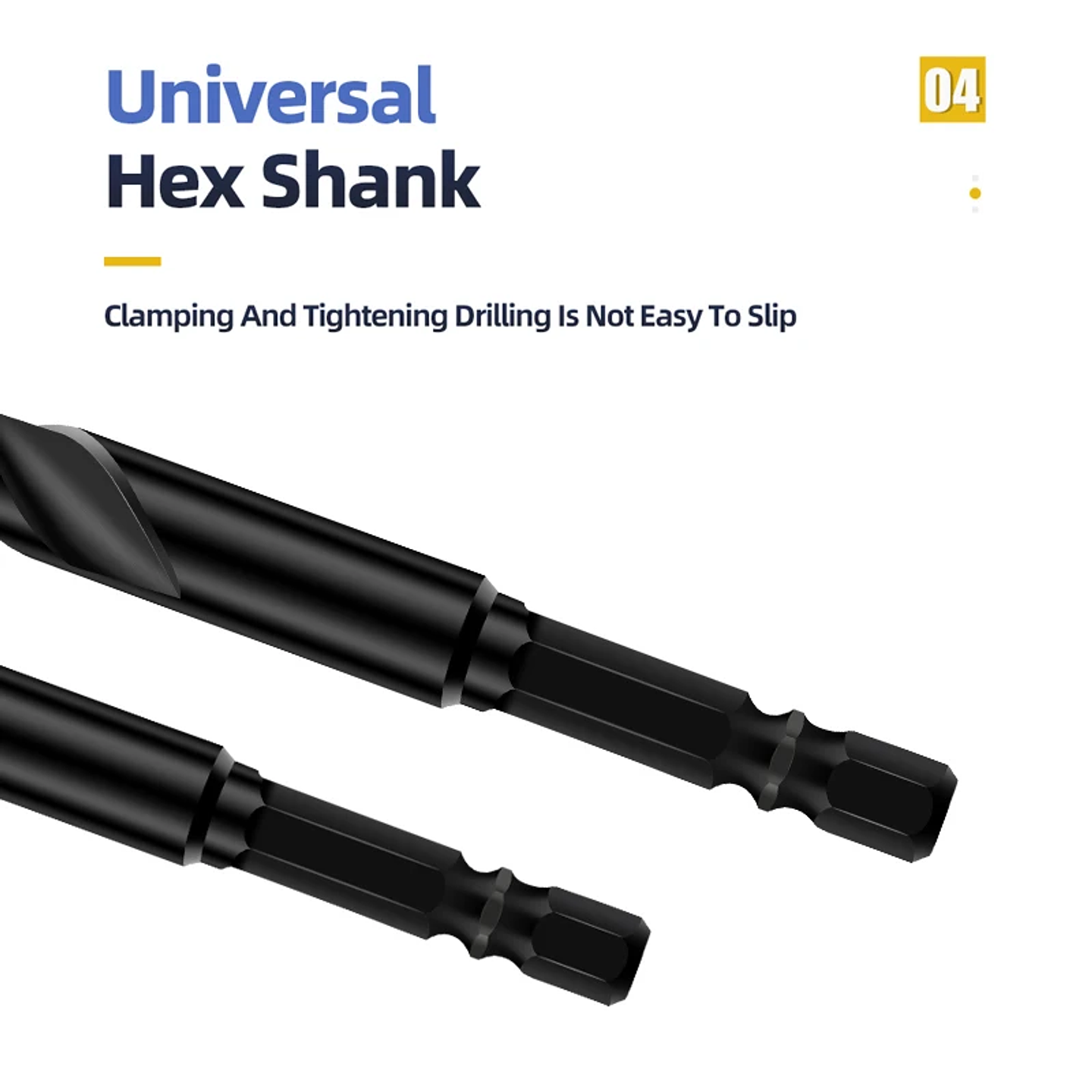 Hex Drill Bit Set for Tile, Glass, and Concrete 6
