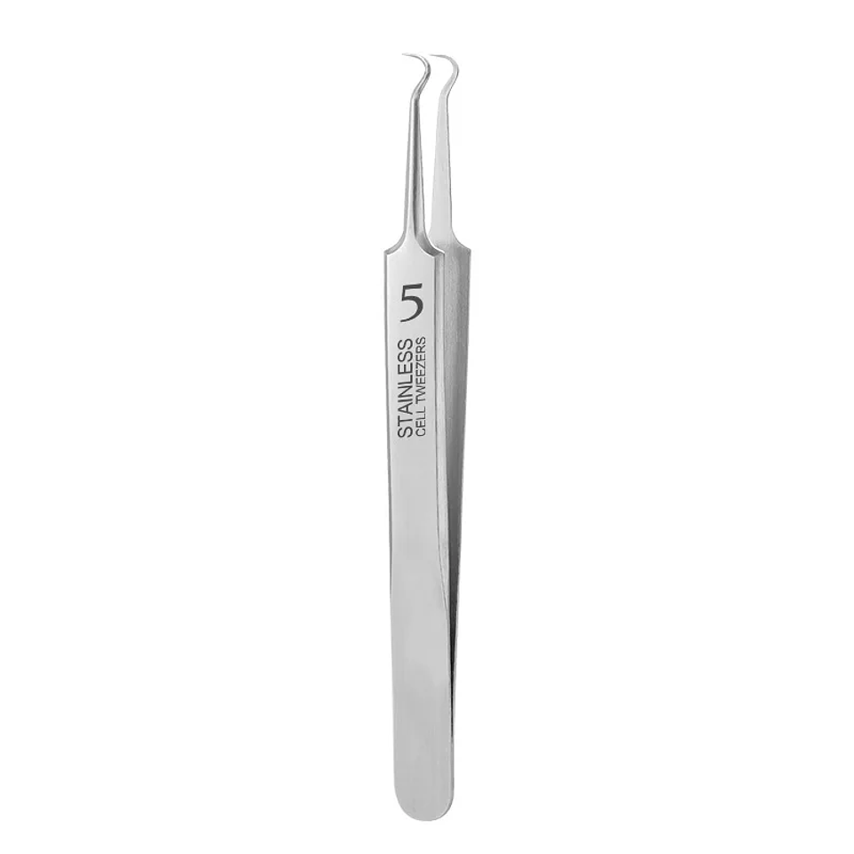 German Ultra-Fine No. 5 Cell Pimples & Blackhead Tweezers 10
