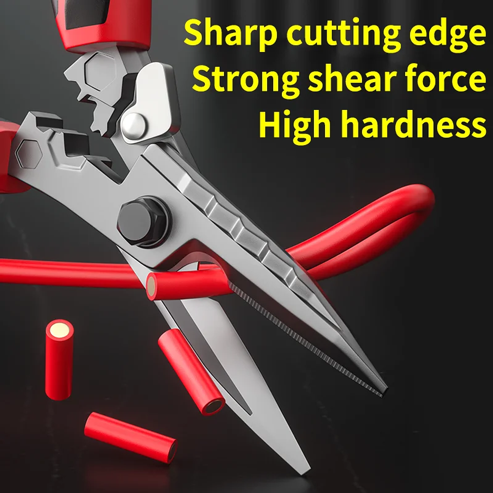 Multi-Functional Electrician Scissors | High-Performance Wire & Metal Cutting Tool 1