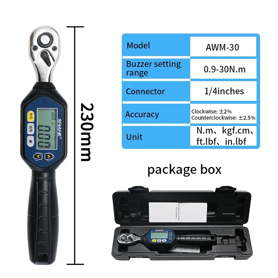 Shahe Mini Digital Torque Wrench | 1/4