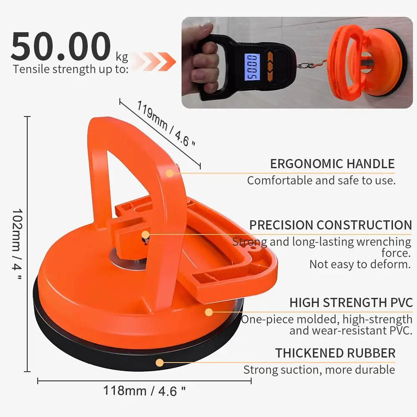 2-Piece Car Dent Puller Suction Cup Repair Tool Set 8