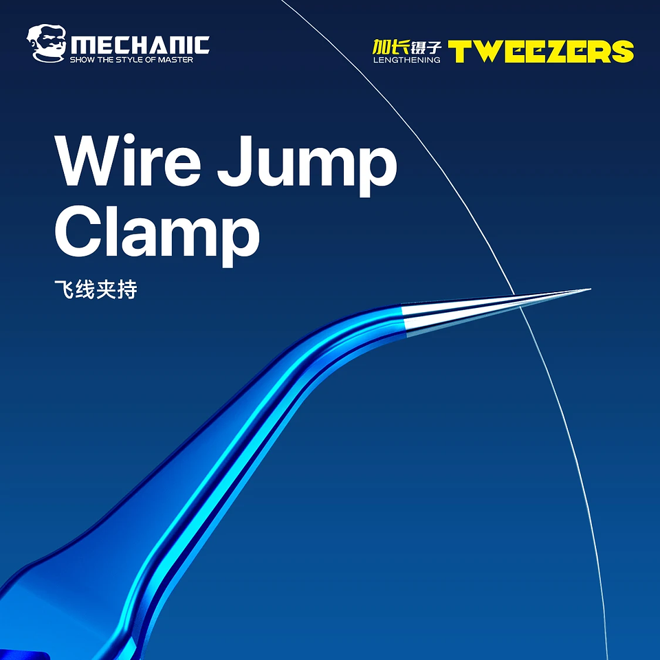 Precision Stainless Steel Tweezers for Phone Repair and Micro-Soldering 6