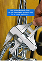 Large Opening Adjustable Sink & Bathroom Wrench | Universal Plumbing Spanner - thumbnail 12