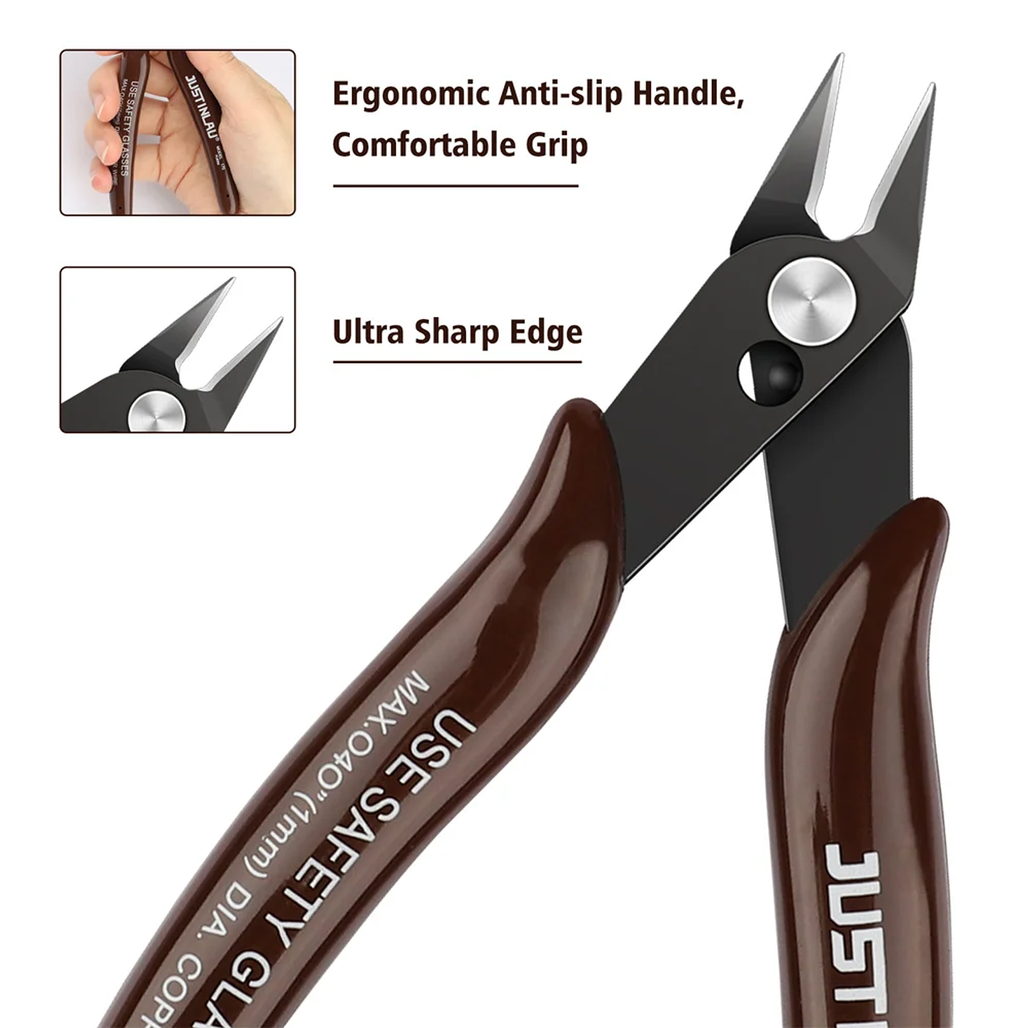 5Pcs Precision 170 Wire Cutters | Mini Diagonal Flush Nippers for Electronics 3