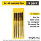5-Piece Precision Alloy Steel Hand File Set for Wood and Metal - thumbnail 8