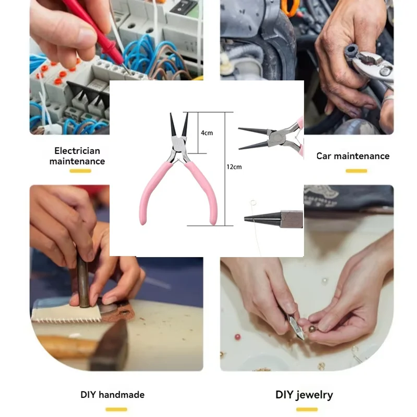 Quick-Release Water Pump Pliers | Adjustable V-Jaw Plumbing Wrench 14